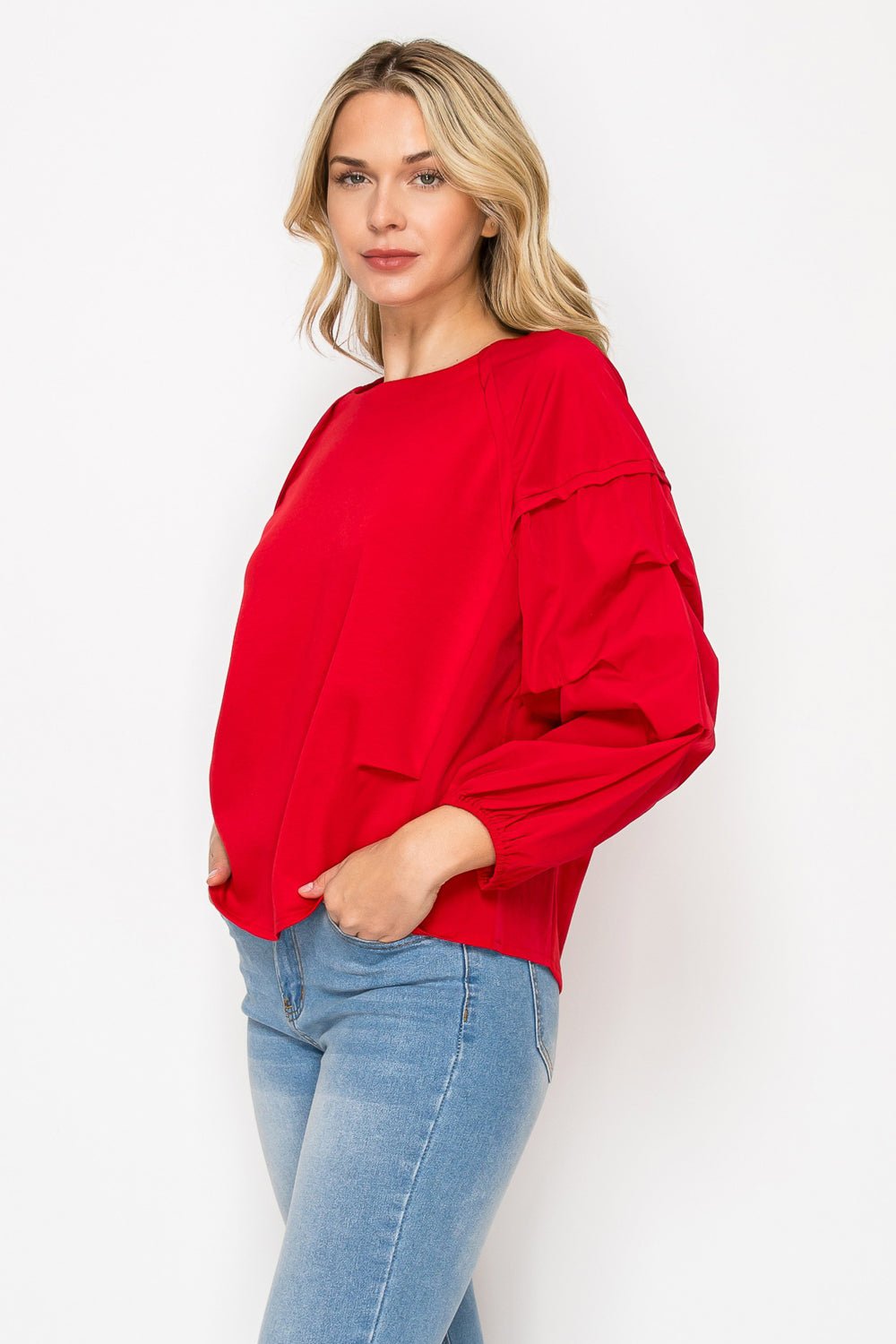 Joh - Jada Top - Red - From Me To You
