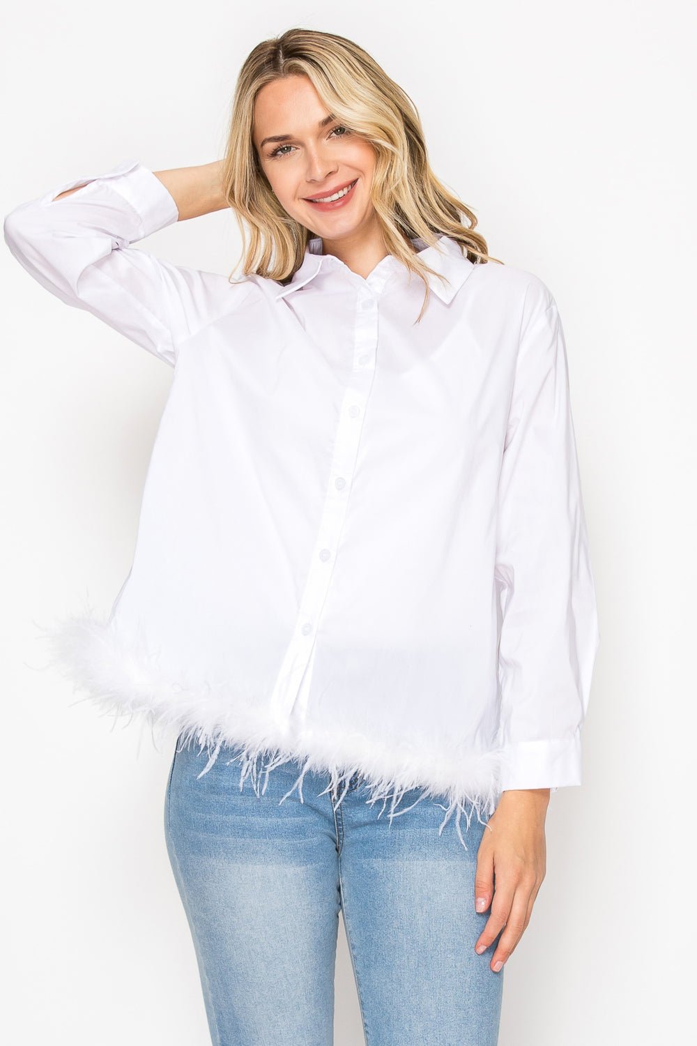 Joh - Janess Shirt - White - From Me To You