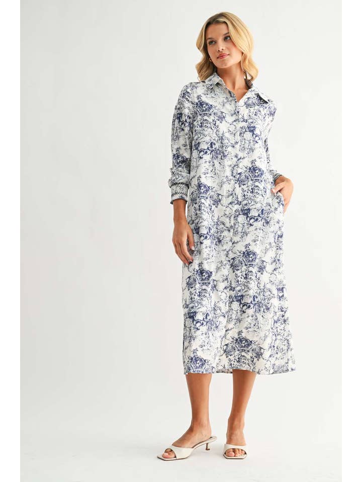 Joh - Janett Dress - Navy - From Me To You