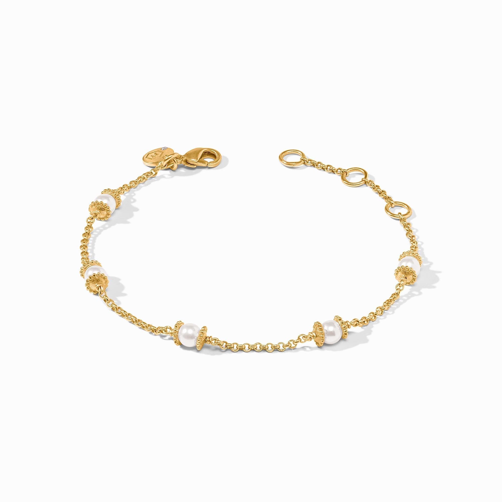 JULIE VOS - Hydra Delicate Bracelet - Pearl - From Me To You