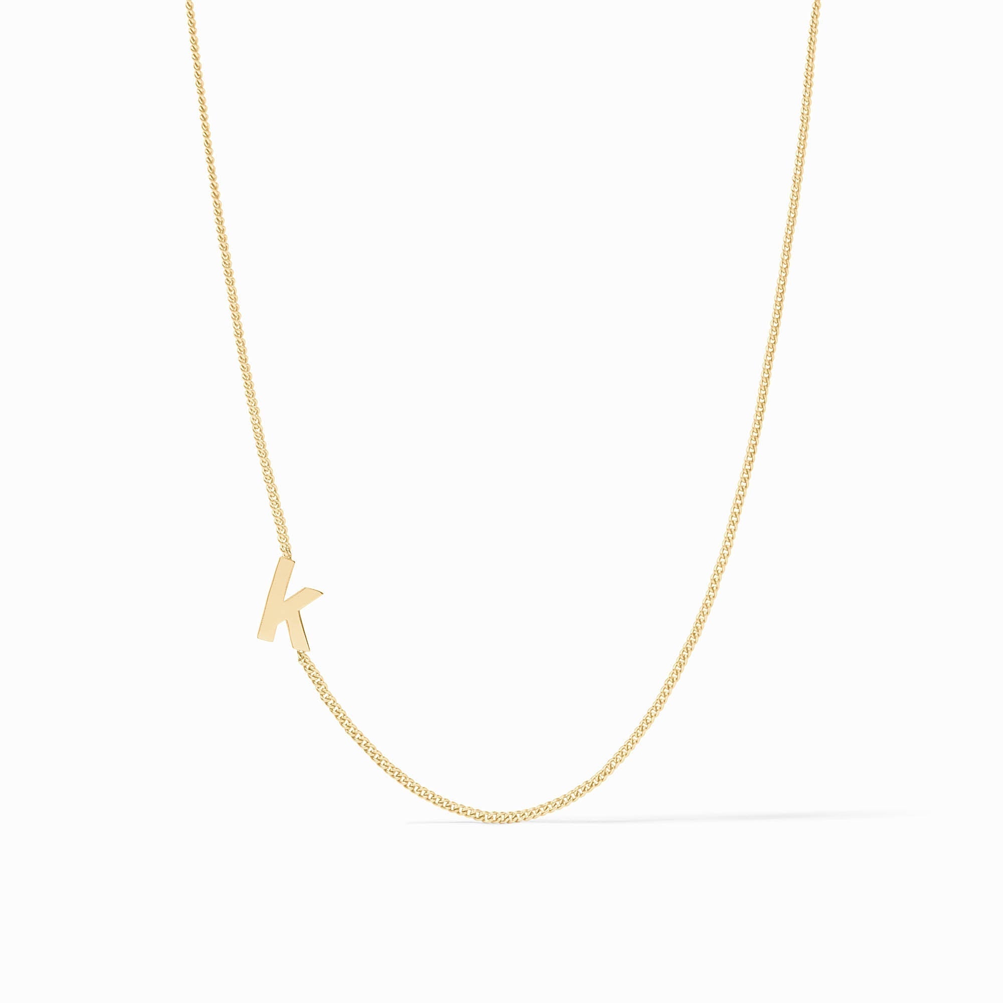 JULIE VOS Initial Delicate Necklace - K - Gold - OS - From Me To You