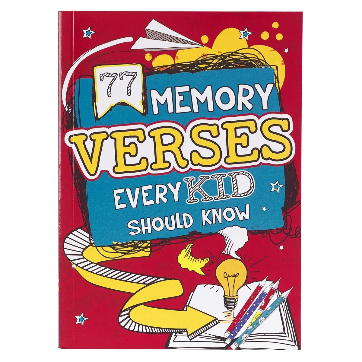 Kid Book 77 Memory Verses Every Softcover - From Me To You