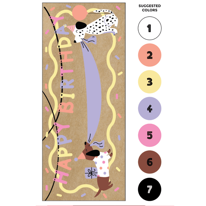 Kids Happy Birthday Banner By Number - From Me To You