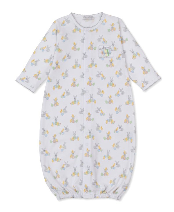 kissy kissy - Baby's First Easter Print Convertible Gown - From Me To You