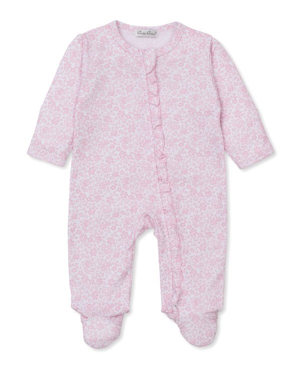 kissy kissy - Country Gardens - Footie w/ Zip - PINK - From Me To You