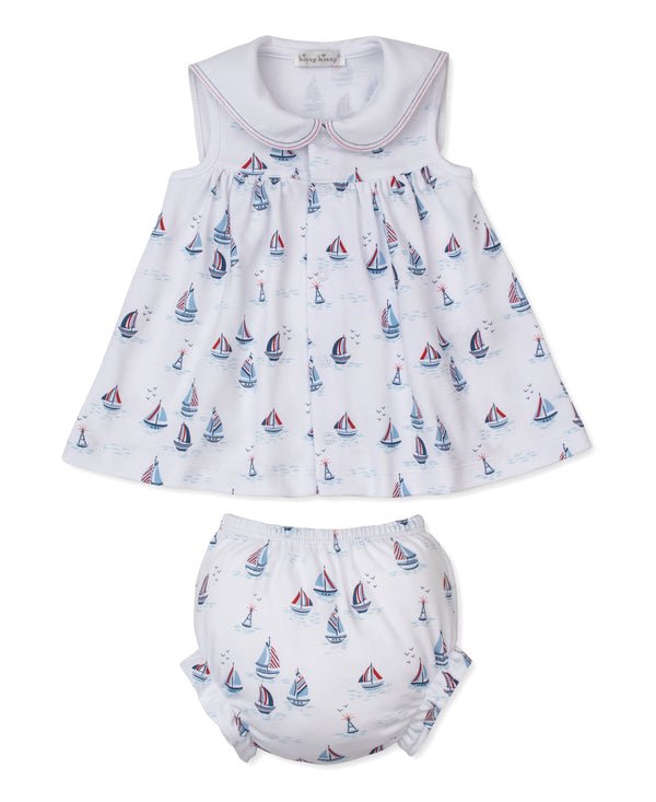 kissy kissy - Red, White, & Blue Regatta Dress Set - From Me To You