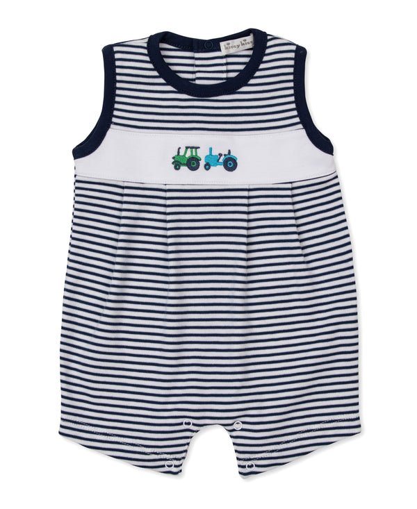 kissy kissy - Trusty Tractors Sleeveless Stripe Playsuit - From Me To You