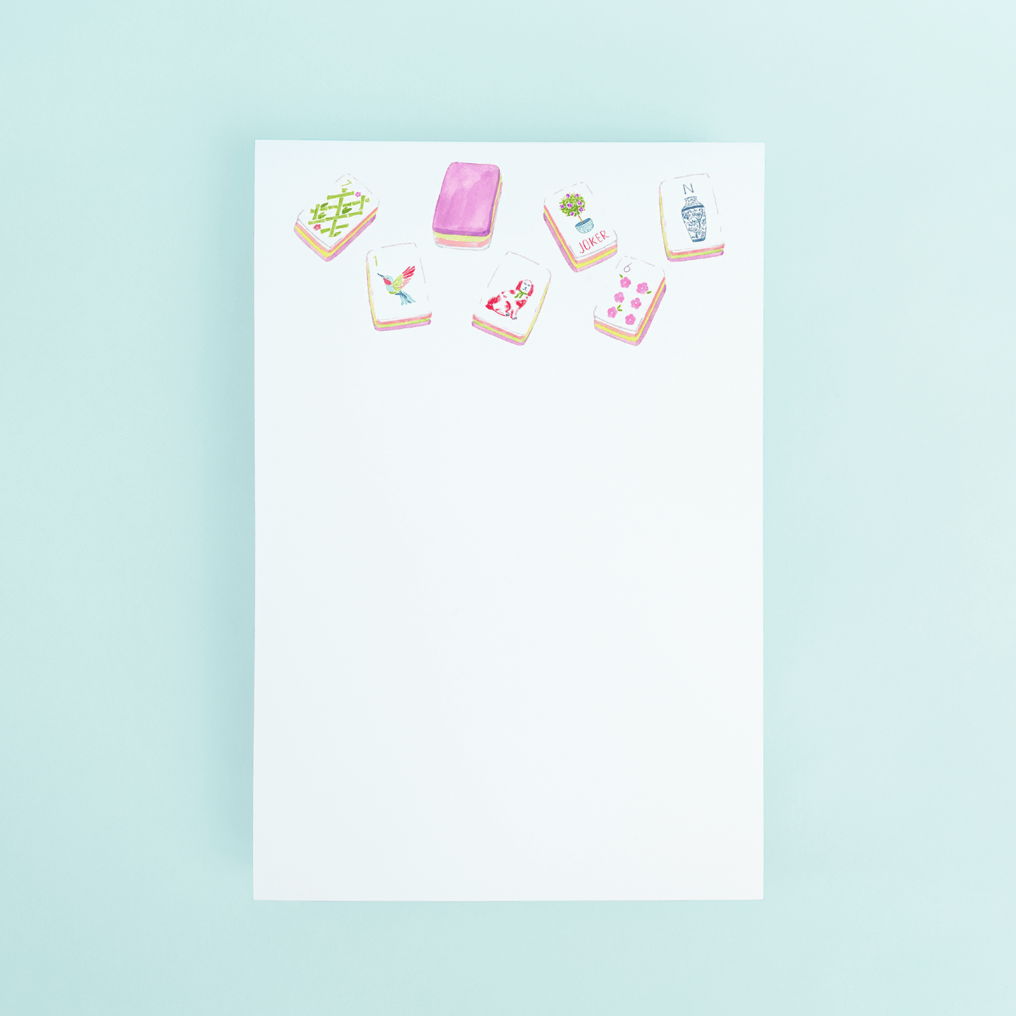 Large Mahjong Tiles Notepad - From Me To You