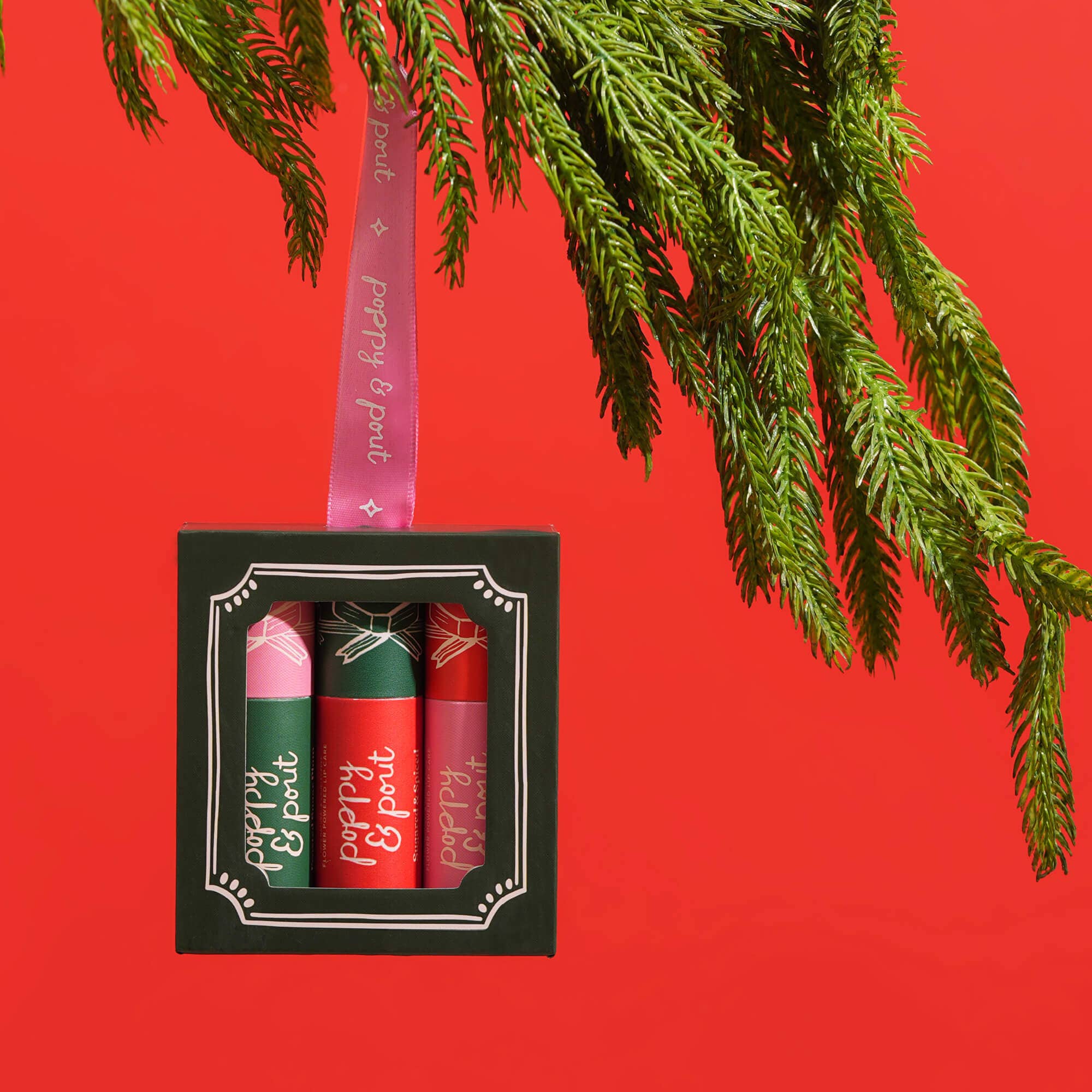 Limited Edition, Lip Balm Trio, Holiday, Ornament - From Me To You
