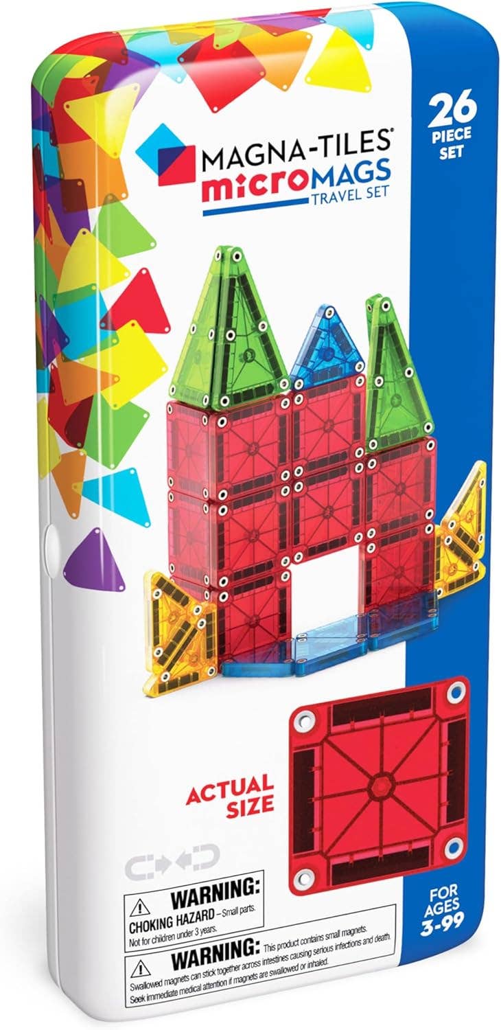 Magna - Tiles MicroMAGS 26 - Piece Travel Set - From Me To You