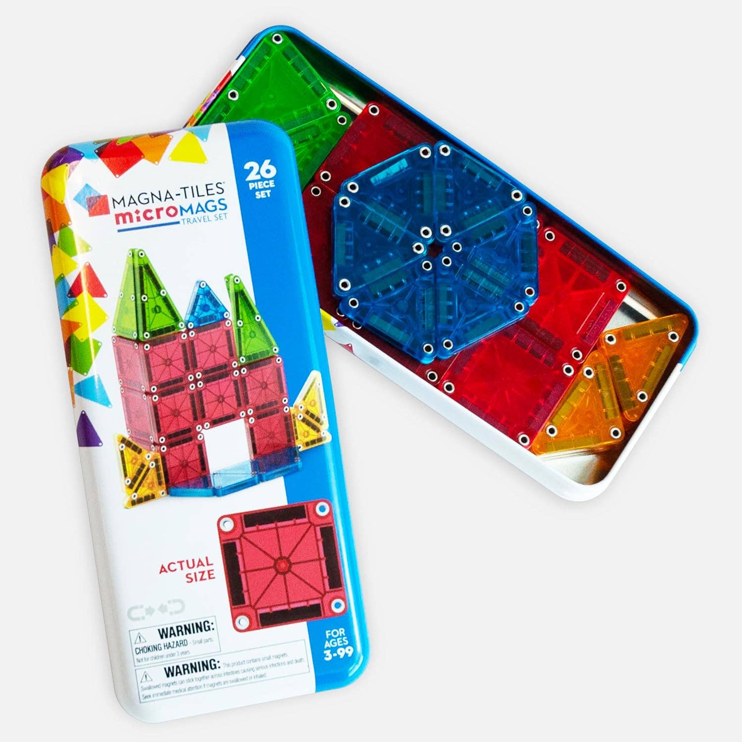 Magna - Tiles MicroMAGS 26 - Piece Travel Set - From Me To You