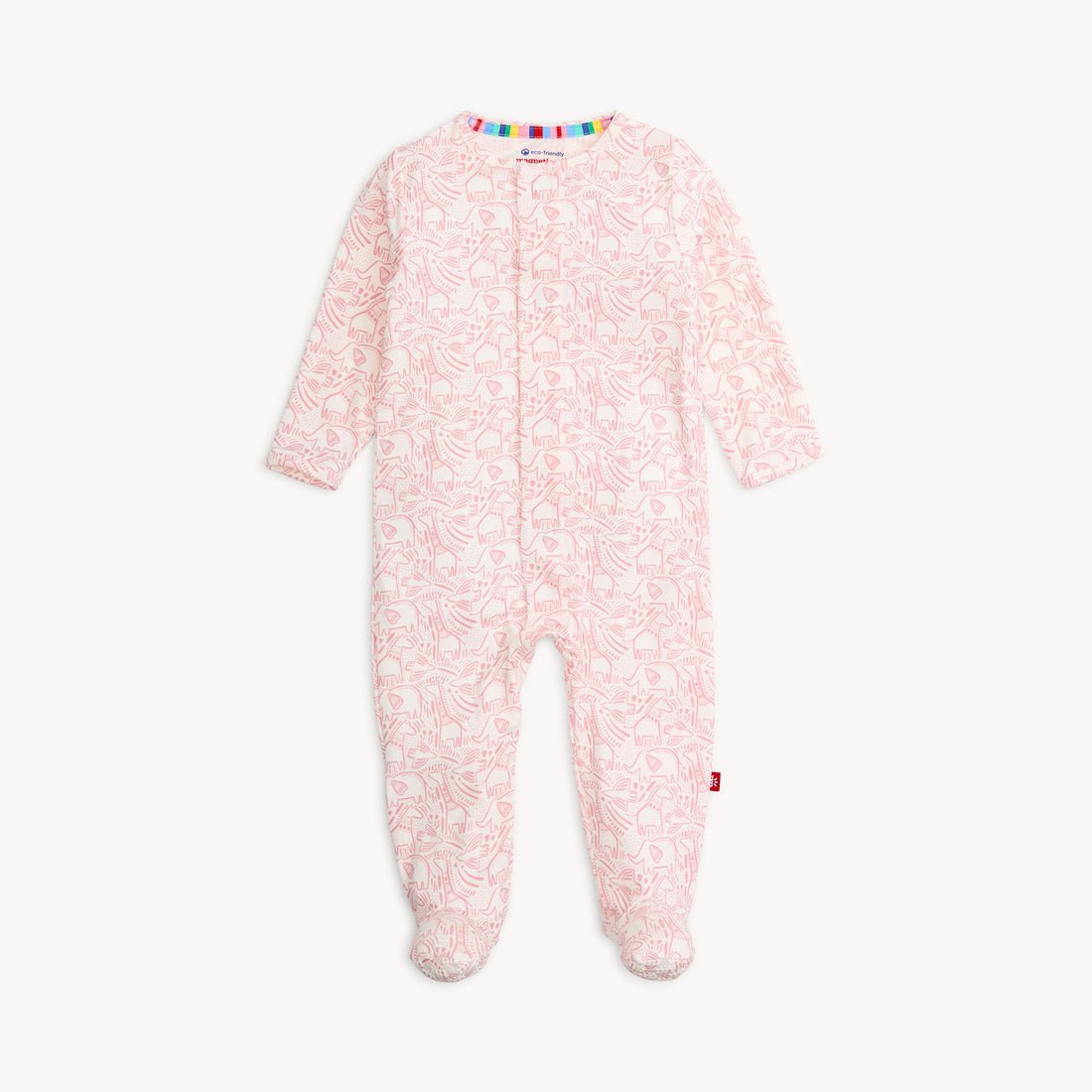 Magnetic Me - Modal Magnetic Footie - Pink Herds of a Feather - From Me To You