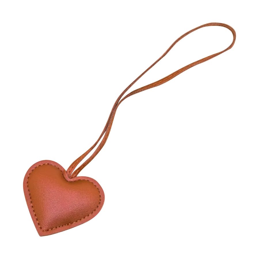 Malibu Sugar Faux Leather Heart Charm - From Me To You