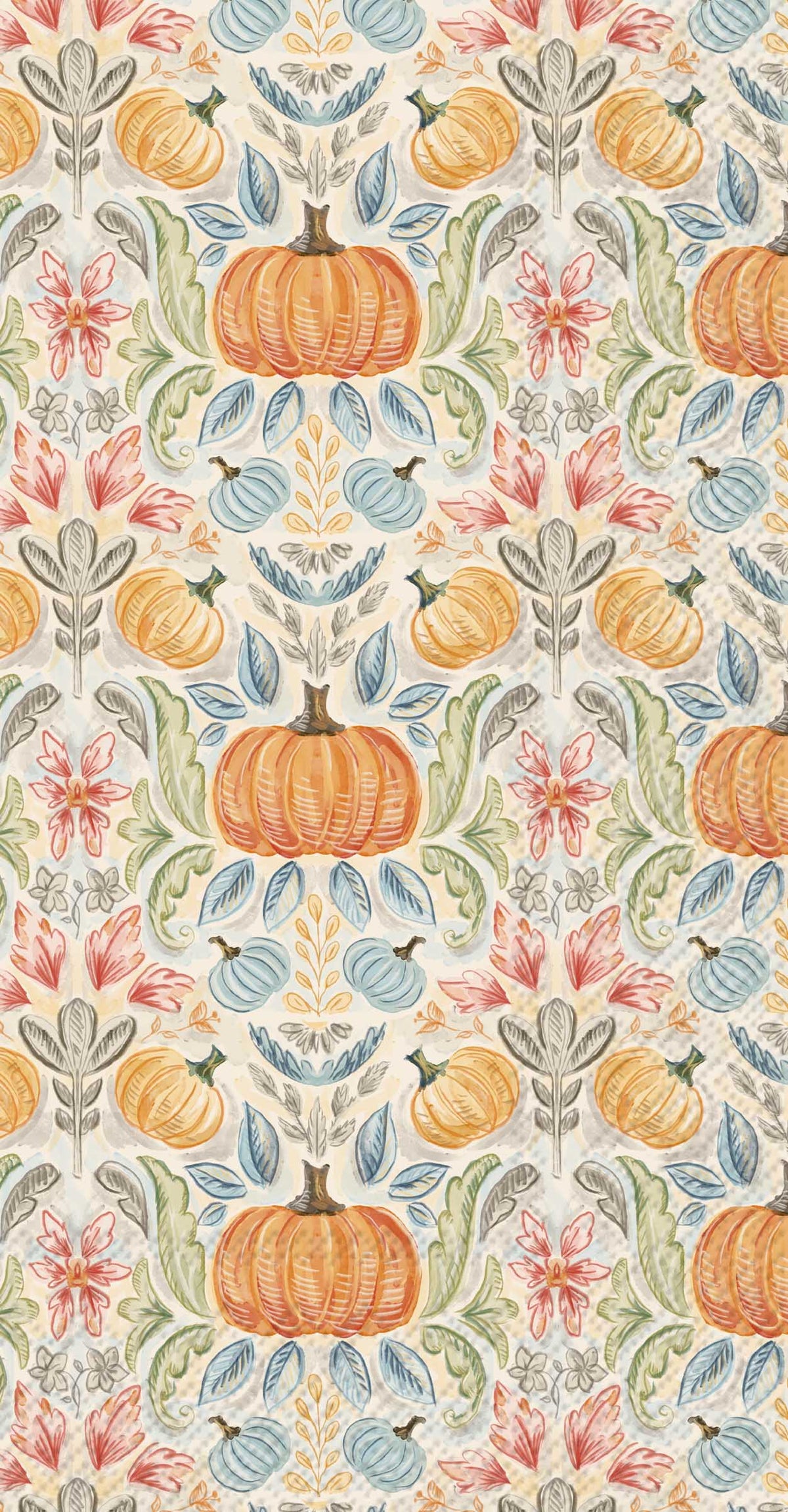 Boston International - Paper Guest Towels -FALL TOILE PUMPKINS