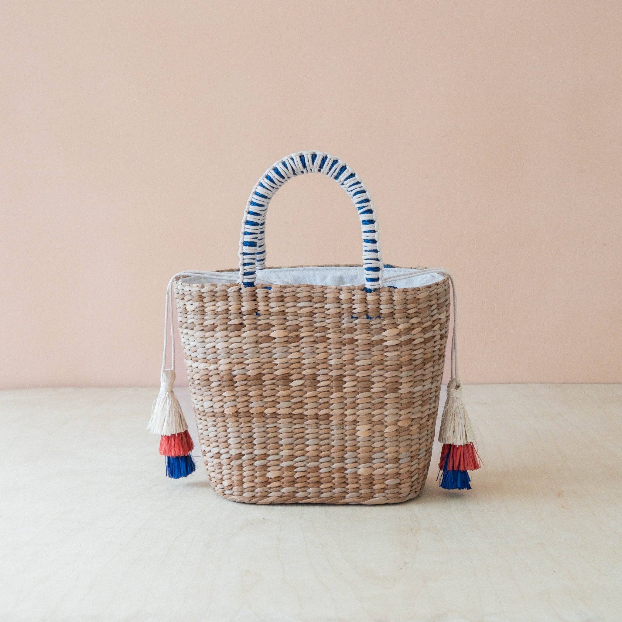 Mini Woven Tote Bag with Embroidered Sardine Can – Artisan Tote | LIKHÂ - From Me To You