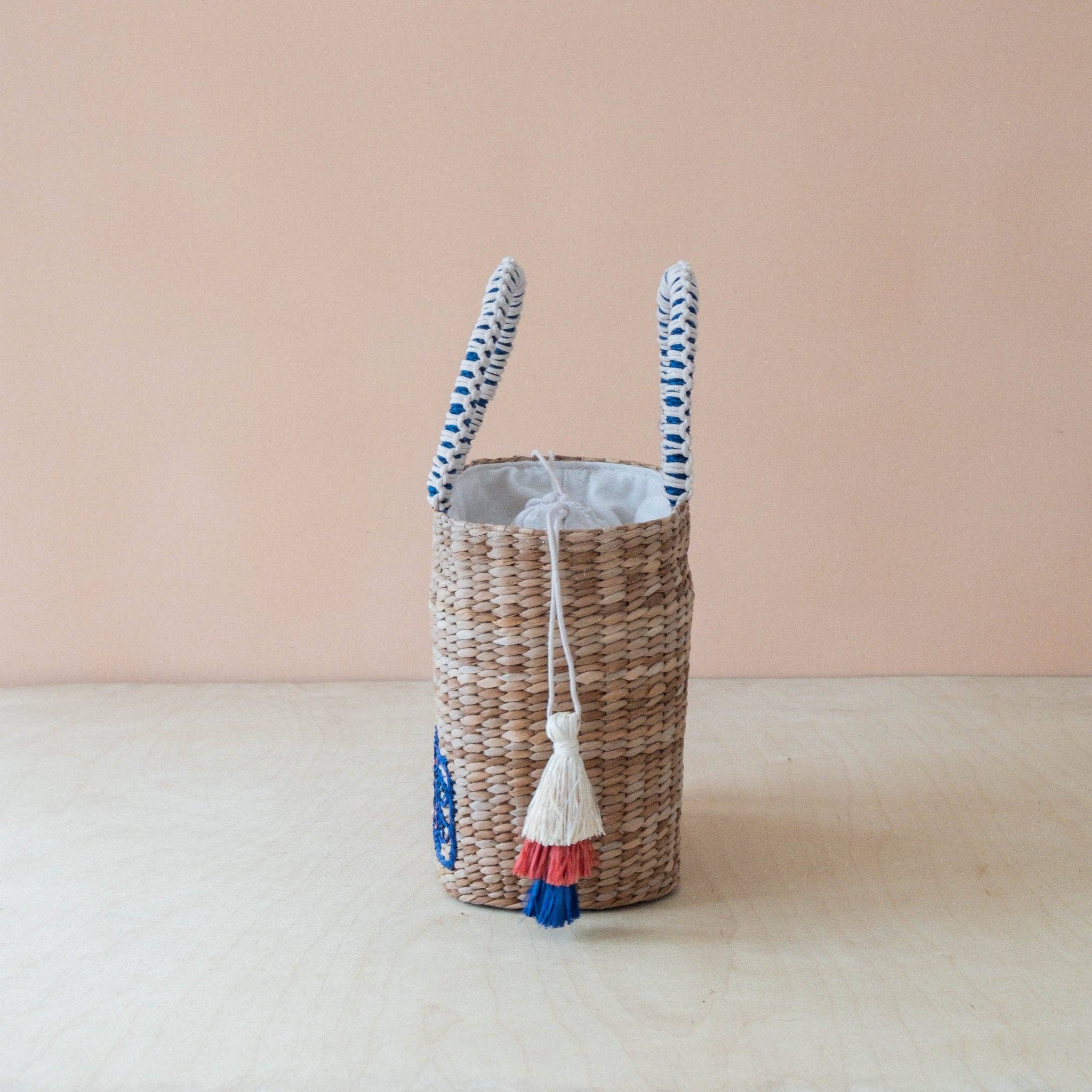 Mini Woven Tote Bag with Embroidered Sardine Can – Artisan Tote | LIKHÂ - From Me To You