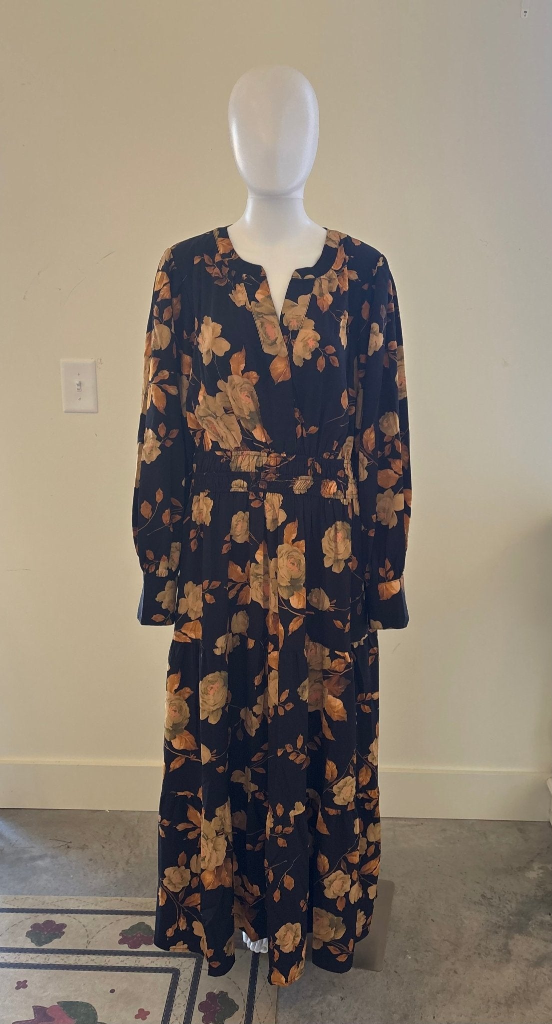 ODDI - Black Multi Floral Dress - From Me To You