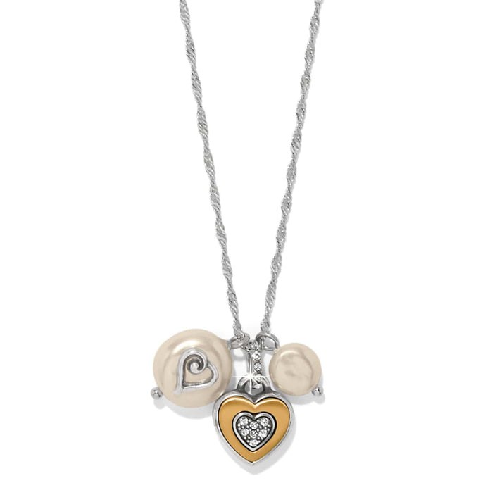 Brighton One Heart Pearl Short Necklace