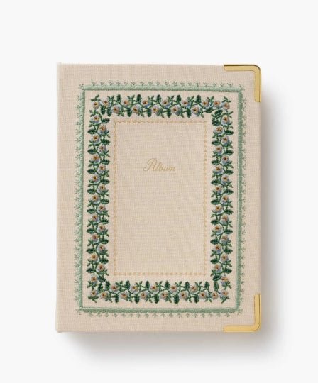Paisley Vines Embroidered Small Photo Album | Rifle Paper Co - From Me To You