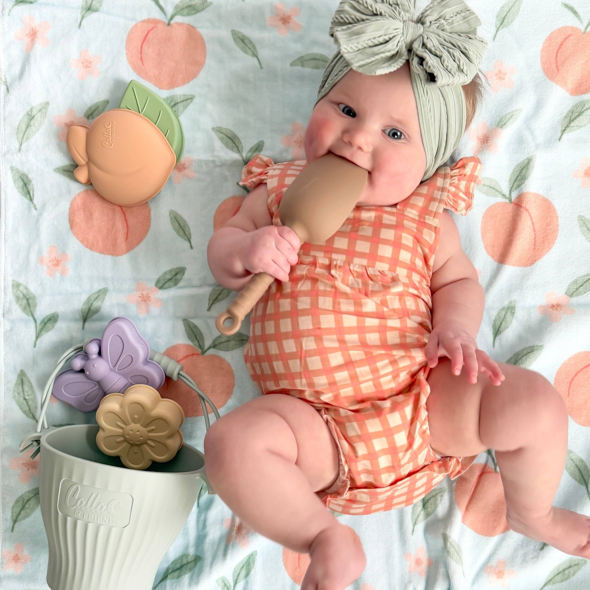 Peach Blossom Silicone Beach Toy Set - From Me To You