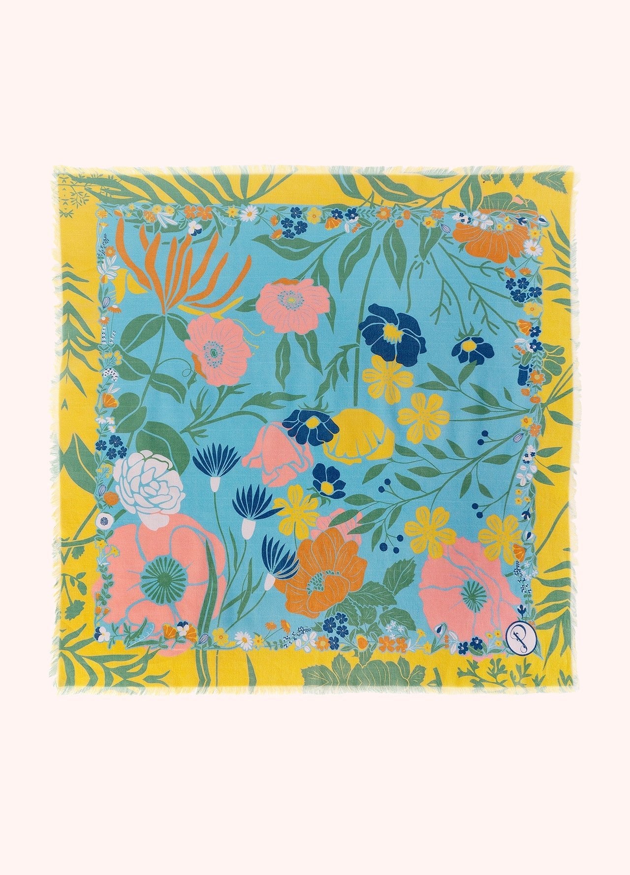 Powder - Cotton Bandana - Blue Blooms - From Me To You