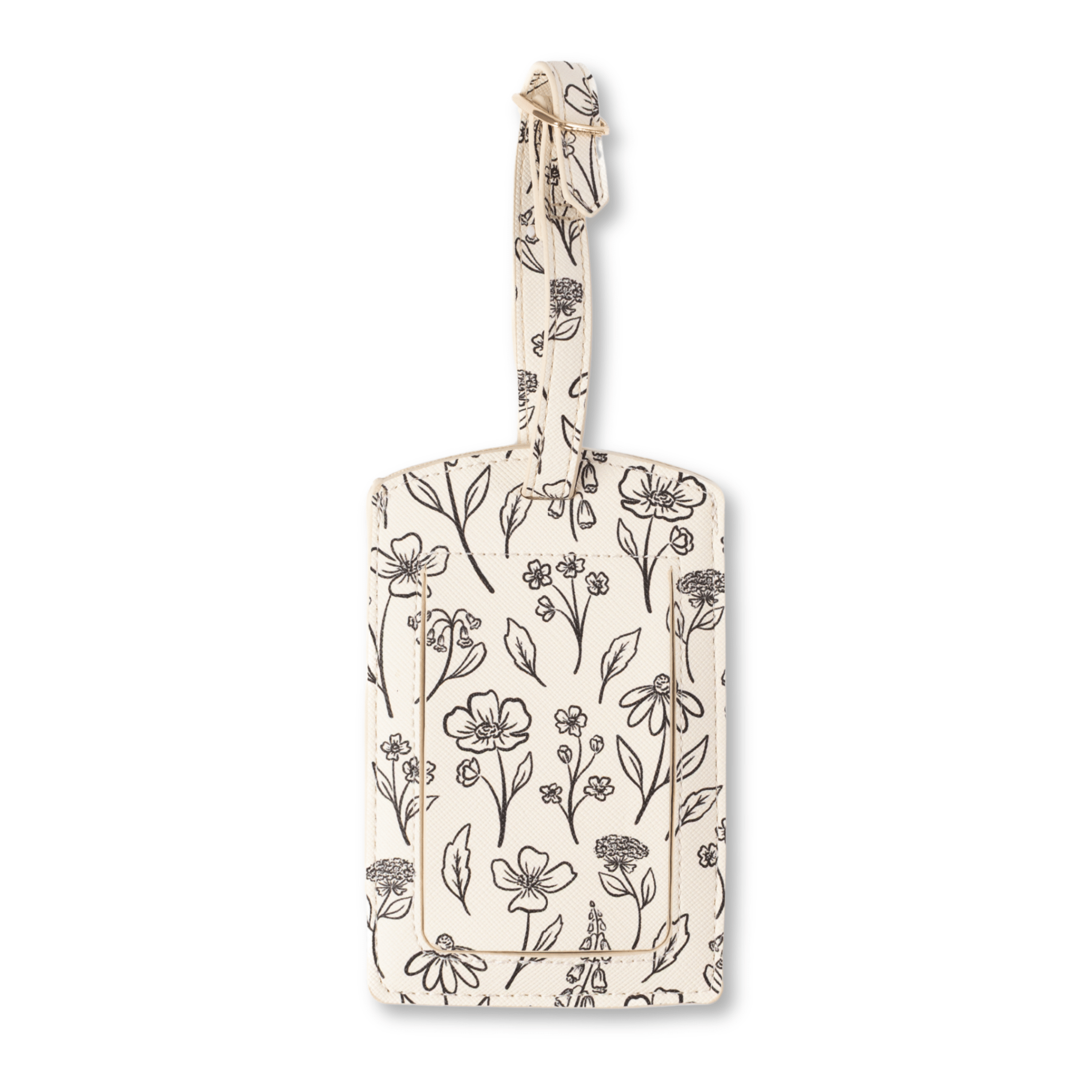 Pressed Floral Luggage Tag - From Me To You