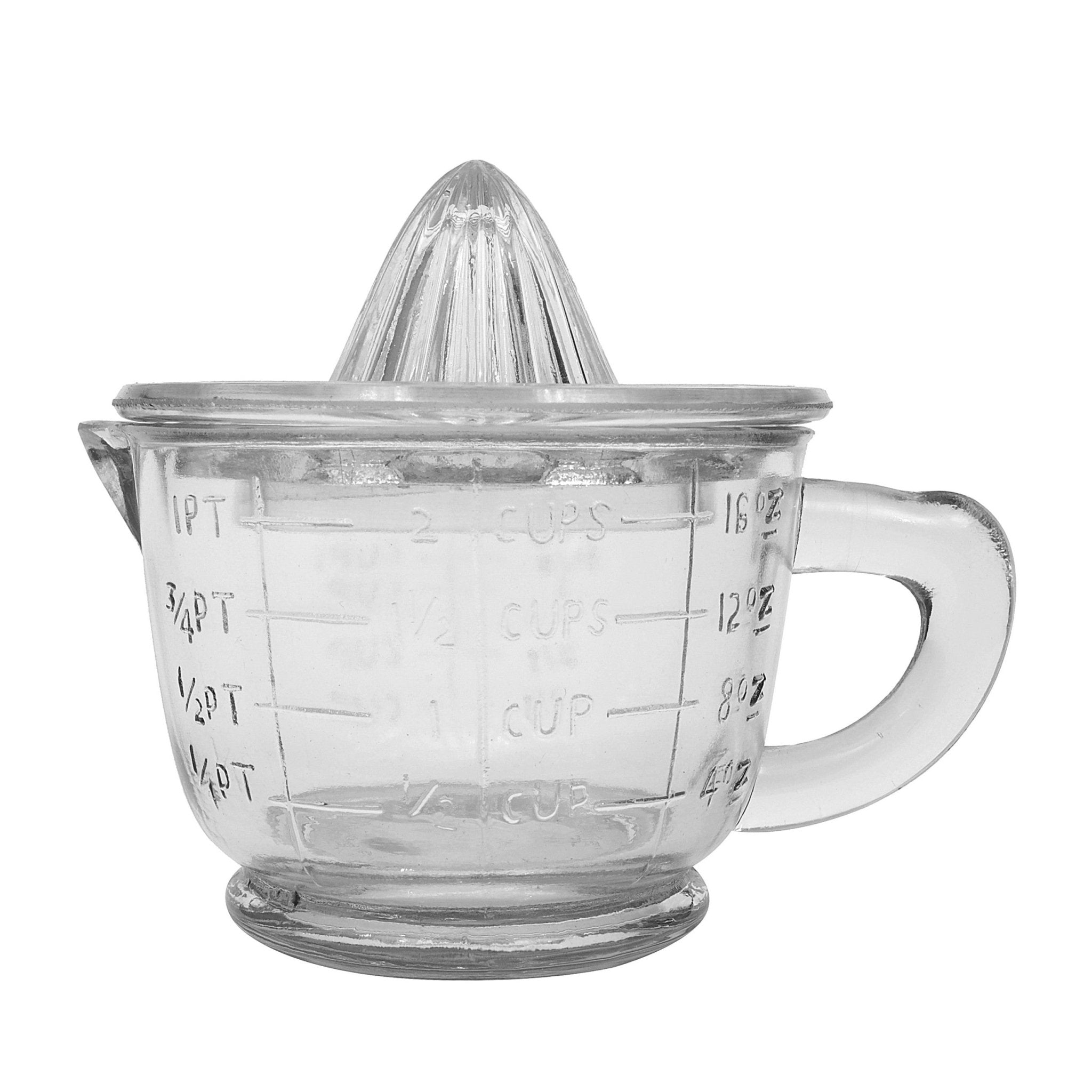 Pressed Glass Juicer, Set of 2 - From Me To You
