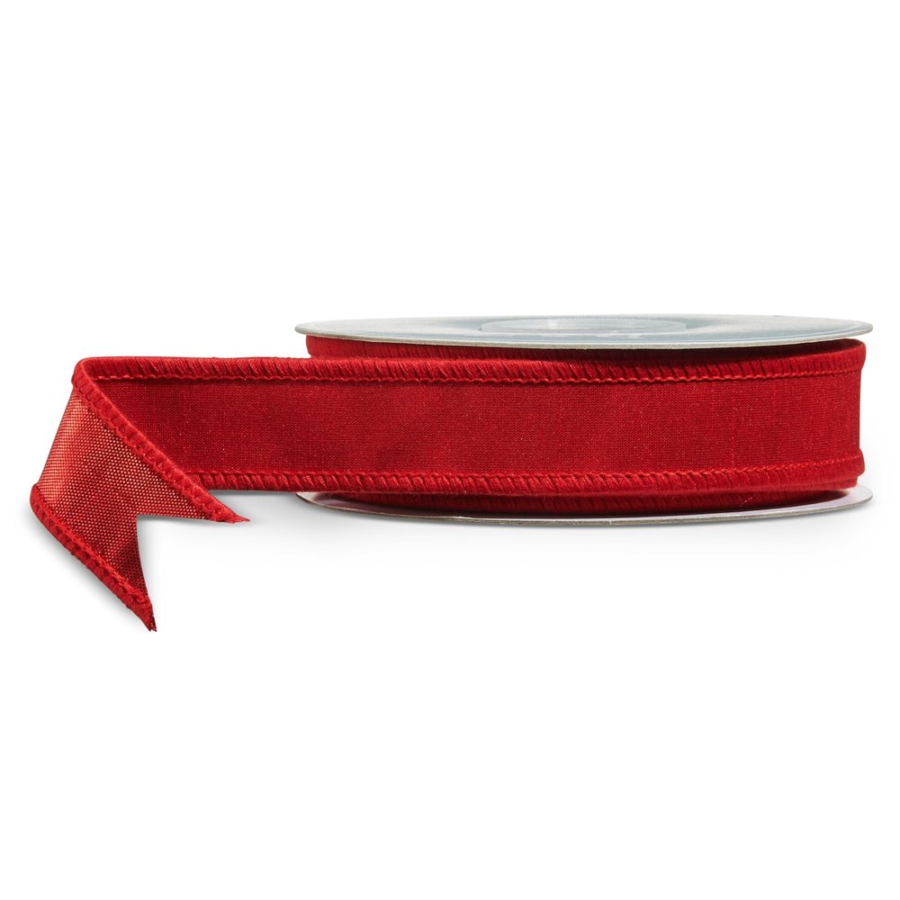 Raz 1" X 10 Yds Red Wired Ribbon - From Me To You
