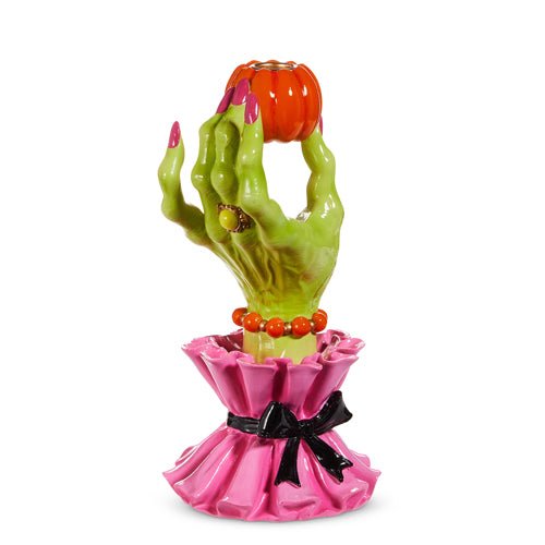 Raz 10" Witch Hand Candle Stick - From Me To You