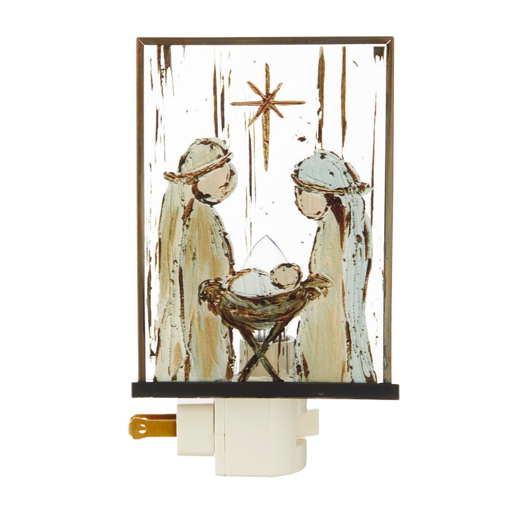 Raz 6.25" Holy Family Night Light - From Me To You