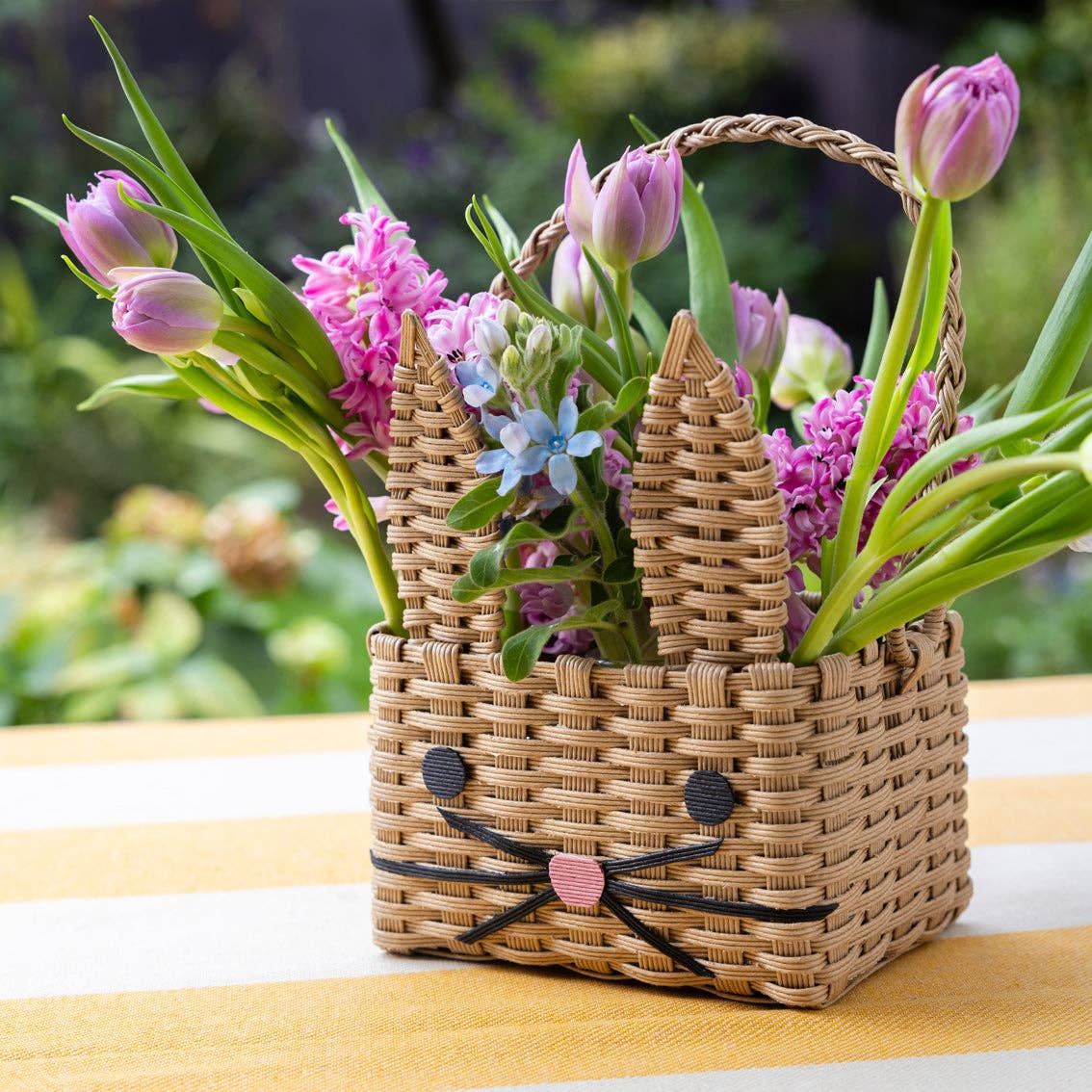 Recycled Paper Bunny Shaped Basket | Easter Basket | - From Me To You