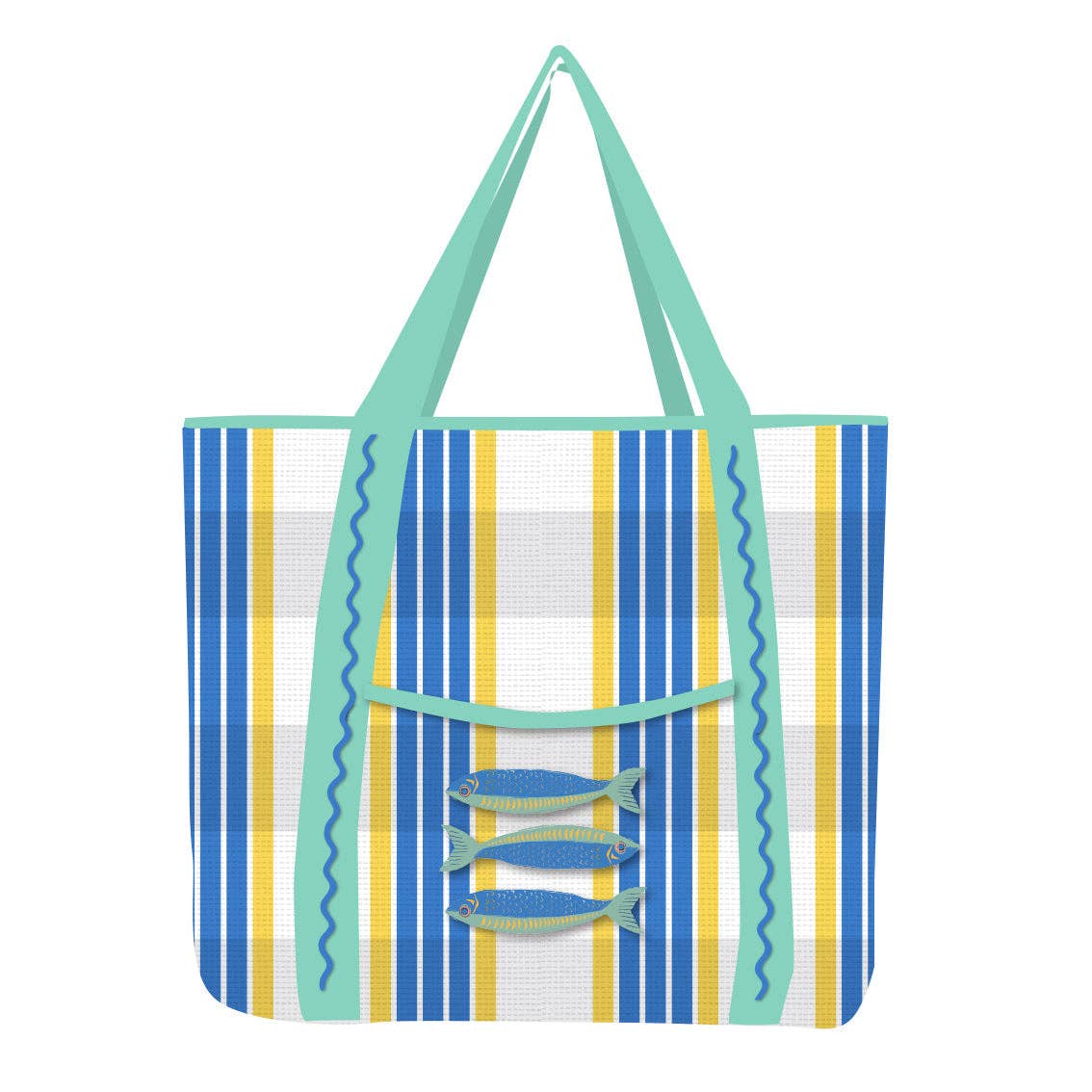 Recycled Plastic Fish Tote Bag | Summer Decor | - From Me To You