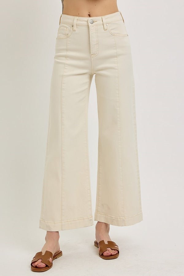Risen TC High Rise Crop Wide Pants - From Me To You