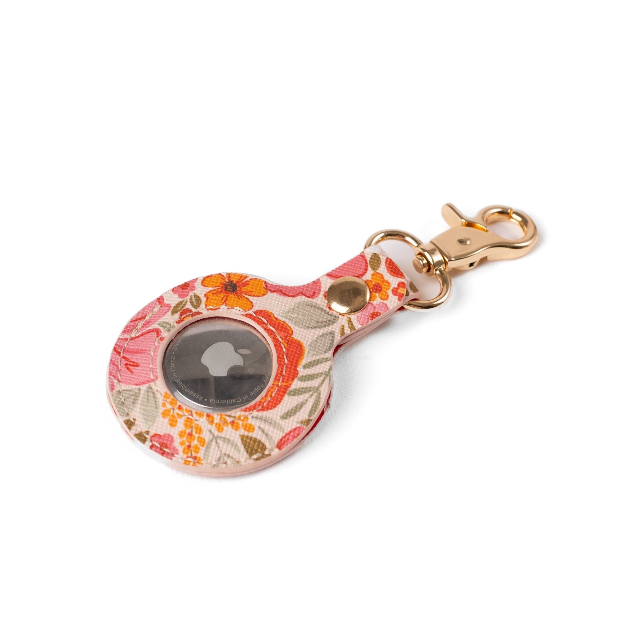 Rosewood Blooms AirTag Keychain - From Me To You