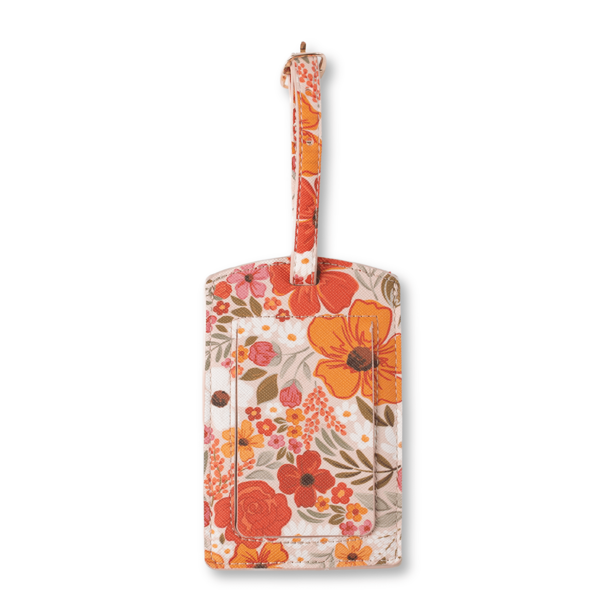 Rosewood Blooms Luggage Tag - From Me To You