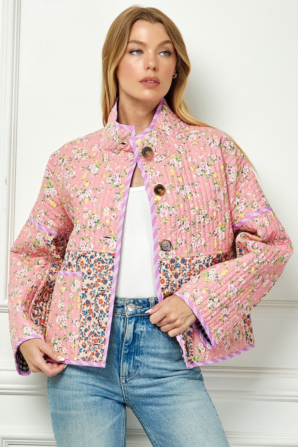 See And Be Seen REVERSABLE QUILTED JACKET - From Me To You