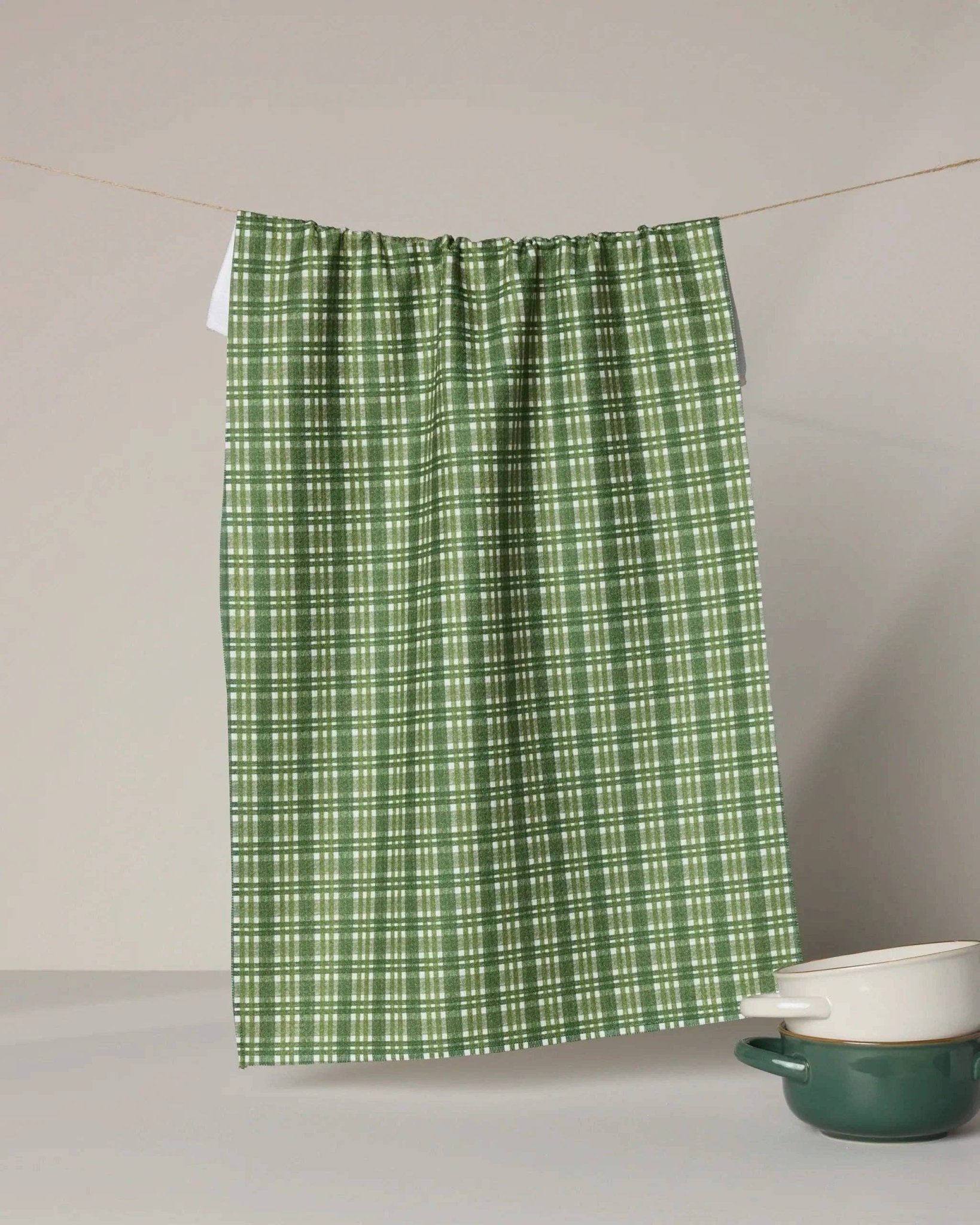 Shay Plaid Tea Towel - From Me To You