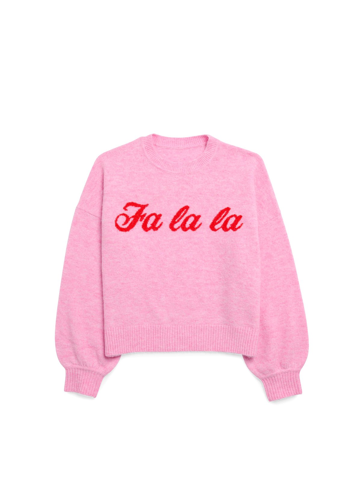 Shiraleah "Fa La La" Sweater, Bubblegum - From Me To You