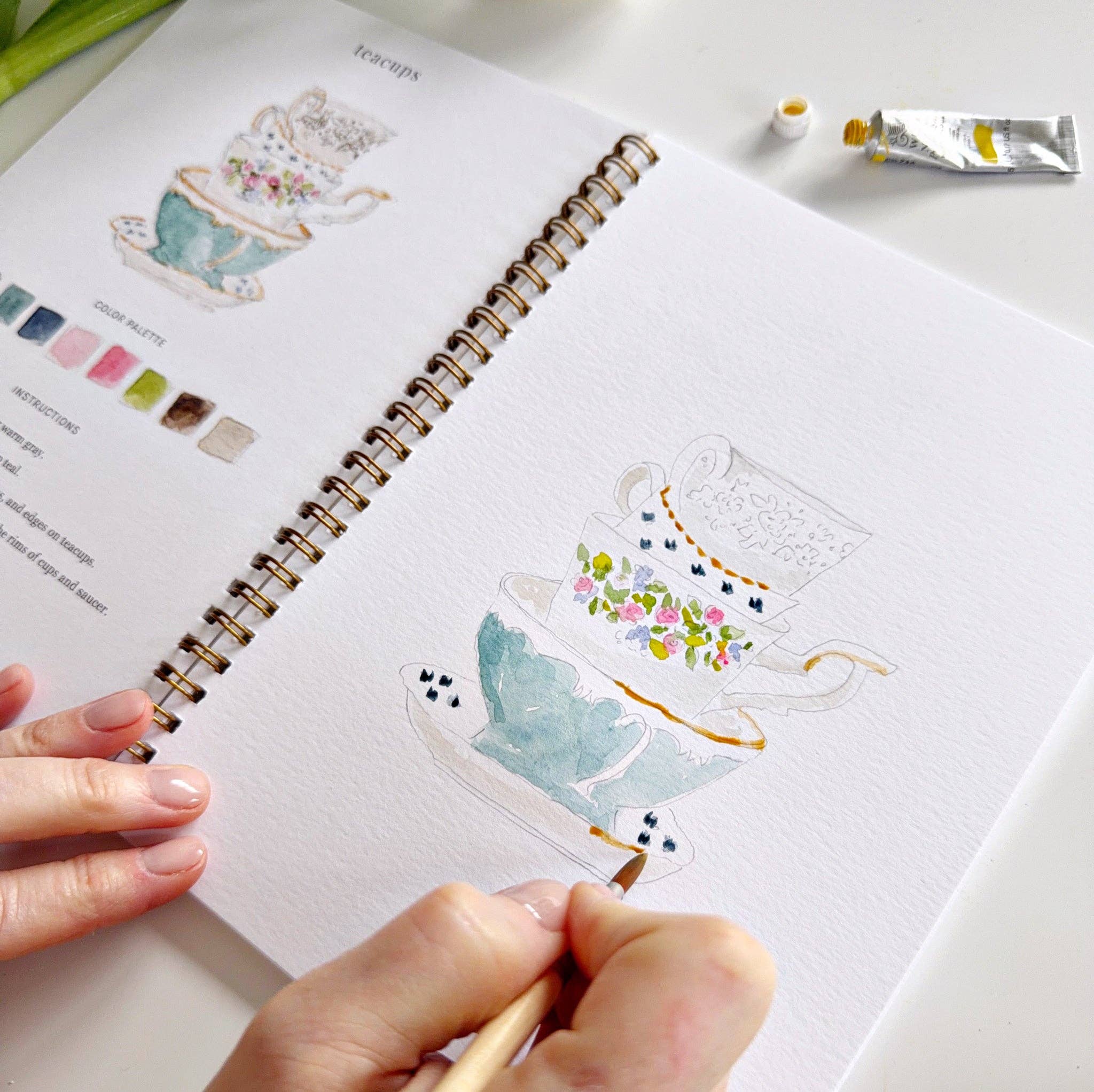 Spring watercolor workbook - From Me To You
