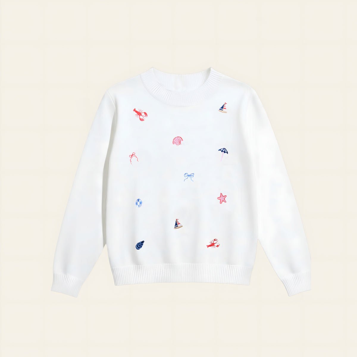 The Darling Effect - Seaside Haven Refined Knit Sweater - From Me To You