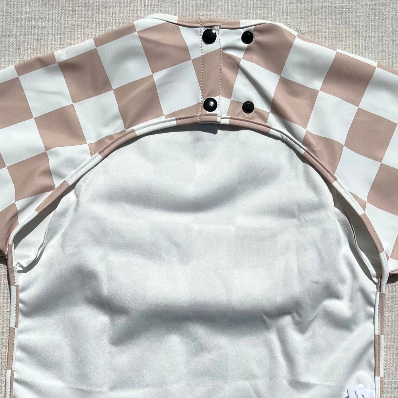 The Grayson Long Sleeve Bib - Brush Stripes - From Me To You