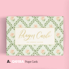 Thimble Press Prayer Cards Blush Rose 4x6 - From Me To You