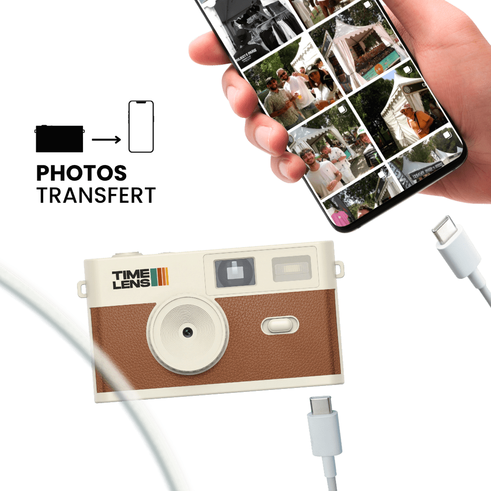 TimeLens® Cream Brown camera - From Me To You