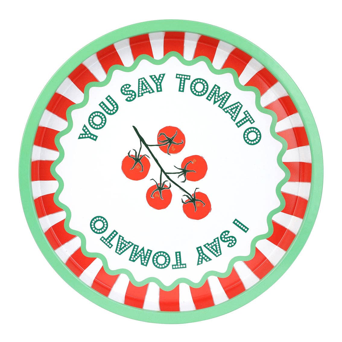 Tomato Tin Tray - 30cm | Homeware | - From Me To You