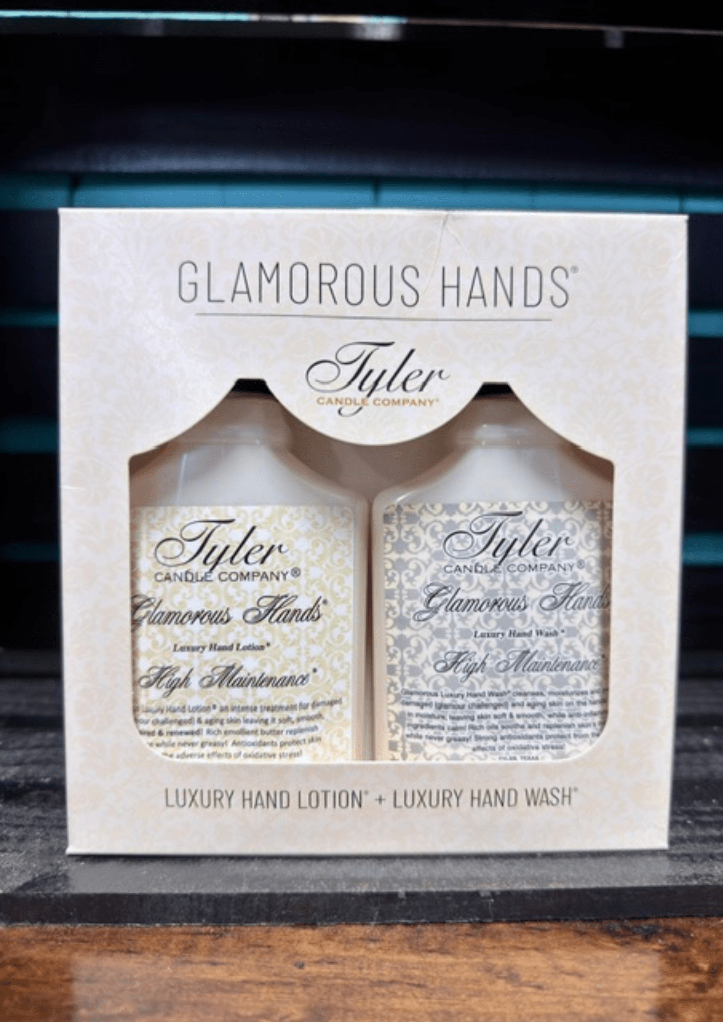 Tyler Candle Co. Glamorous Hands Gift Set-High Maintenance - From Me To You