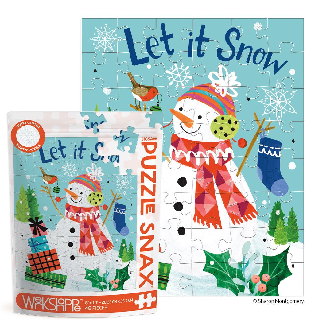 Werkshoppe - Let It Snow 48 Piece Puzzle Snax - From Me To You