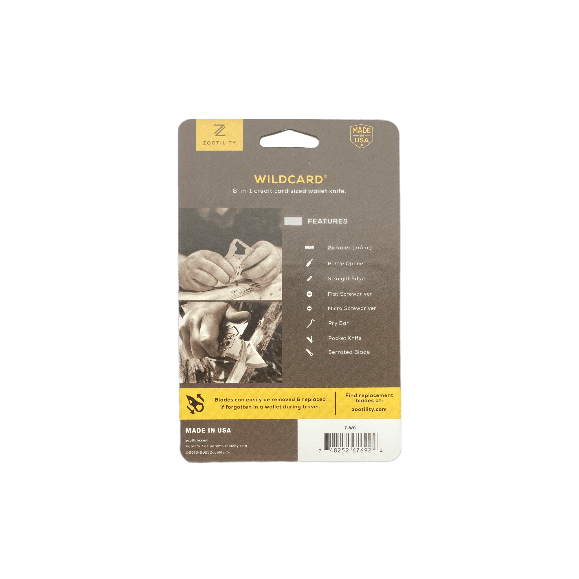 WildCard Ultra - Thin Pocket Knife Multi - Tool - From Me To You