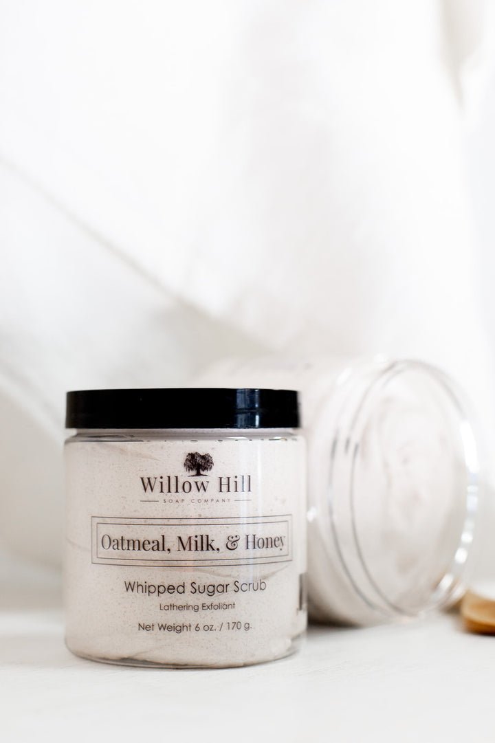 Willow Hill - Oatmeal, Milk & Honey Whipped Sugar Scrub - From Me To You