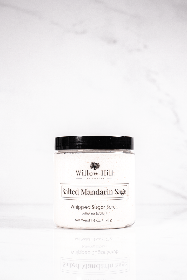Willow Hill - Salted Mandarin Sage Whipped Sugar Scrub - From Me To You