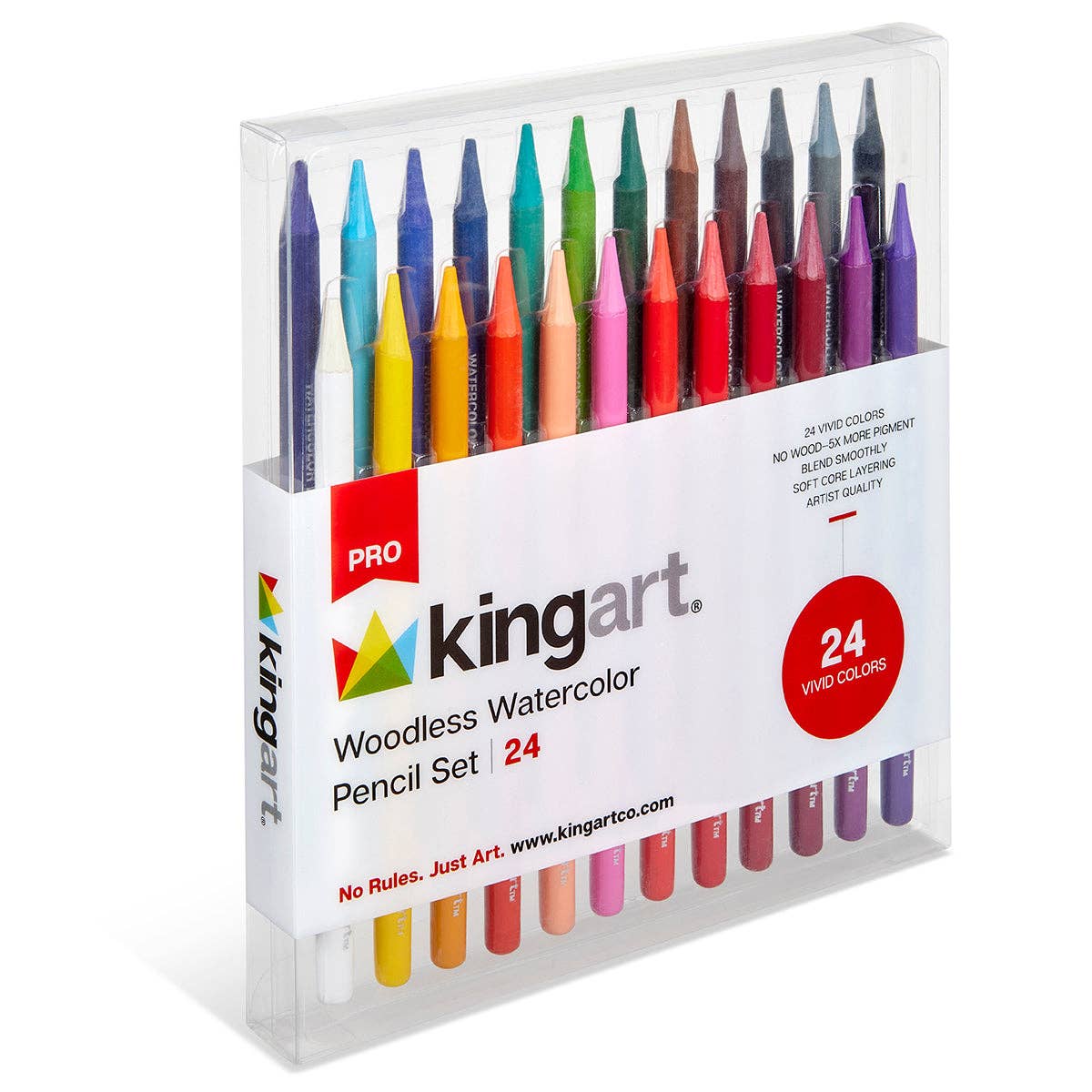 Woodless Watercolor Pencils 24 Colors - From Me To You